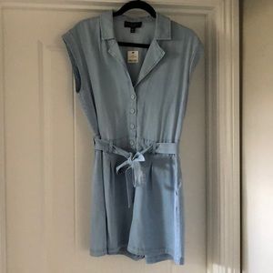 NWT light blue shorts jumper. Laundry brand size small